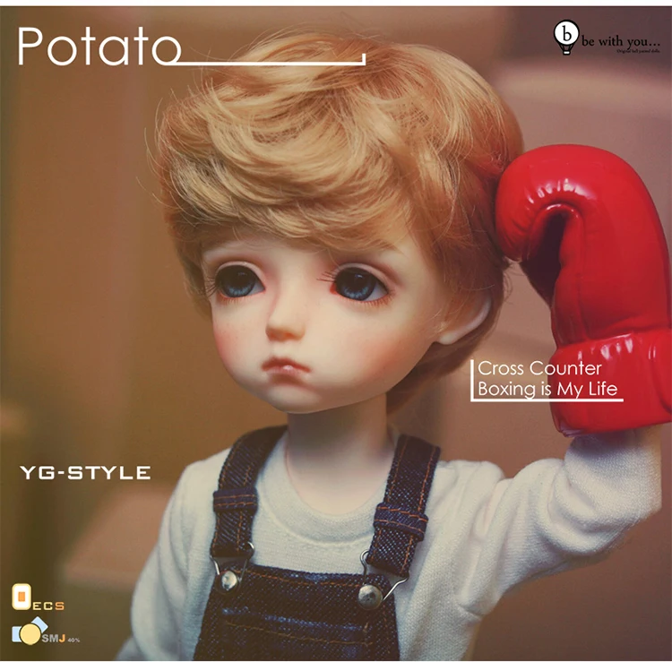 Кукла картофеля 1/6 BJD/SD модная красивая кукла Lonnie из смолы для маленькой девочки