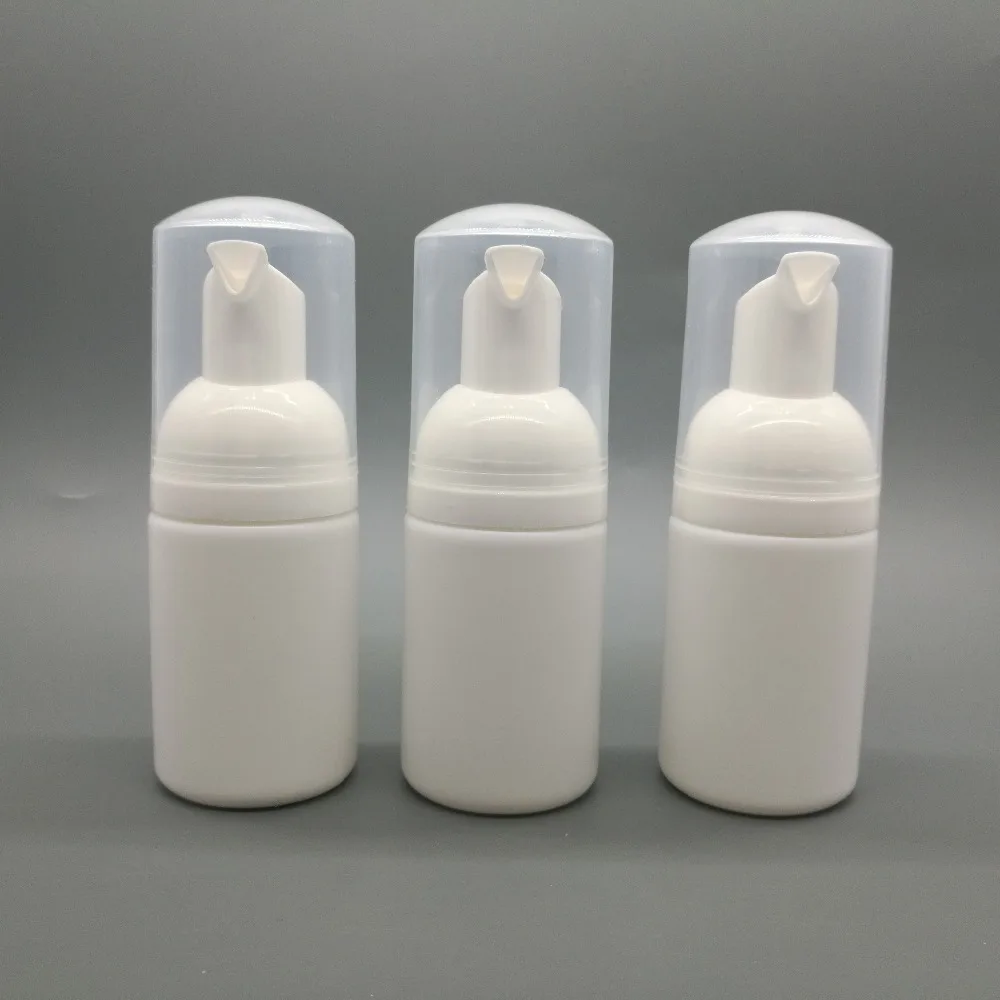 24 шт./лот 30 мл HDPE белая пенопластовая бутылка с насосом пластиковый Пустой
