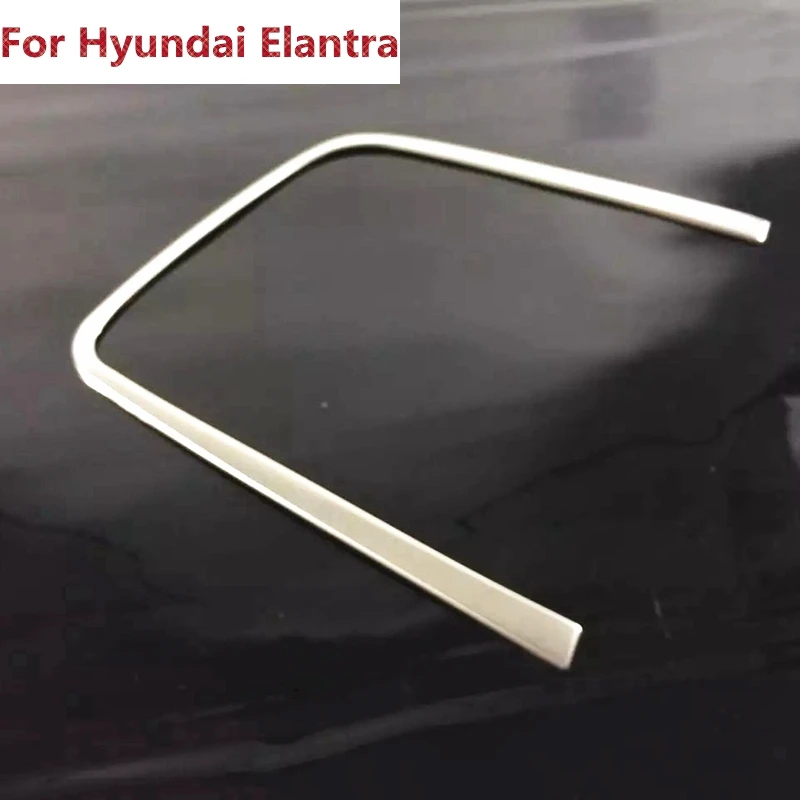 Для Hyundai Elantra Avante 2016 2017 6th нержавеющая сталь для салона автомобиля консолей