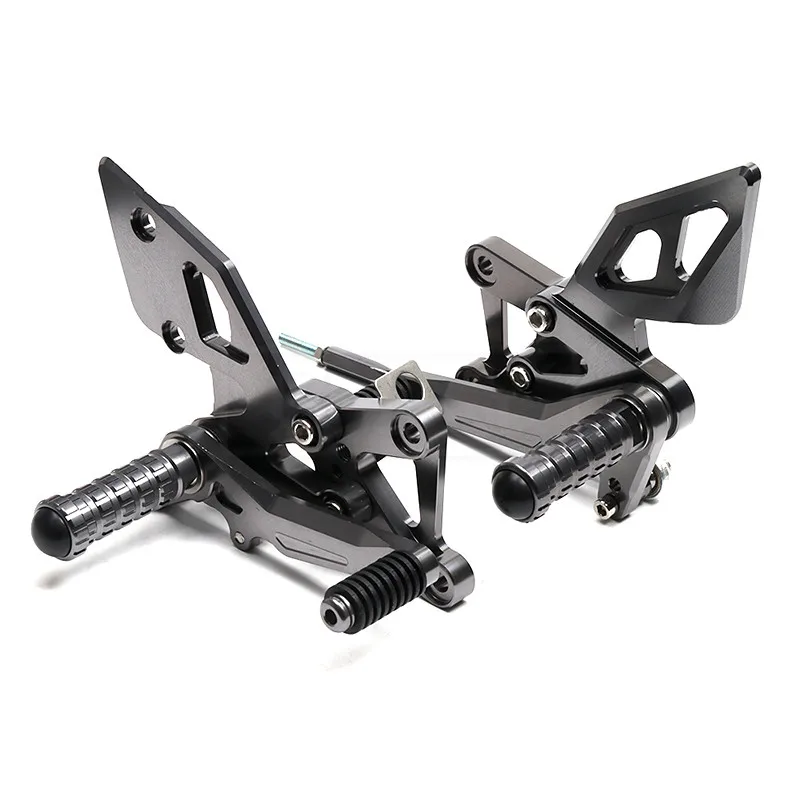Мотоцикл с ЧПУ Регулируемые Rearset подножки задний комплект Подножки педаль для Yamaha YZF R25 R3 YZF-R25 Мото Аксессуары