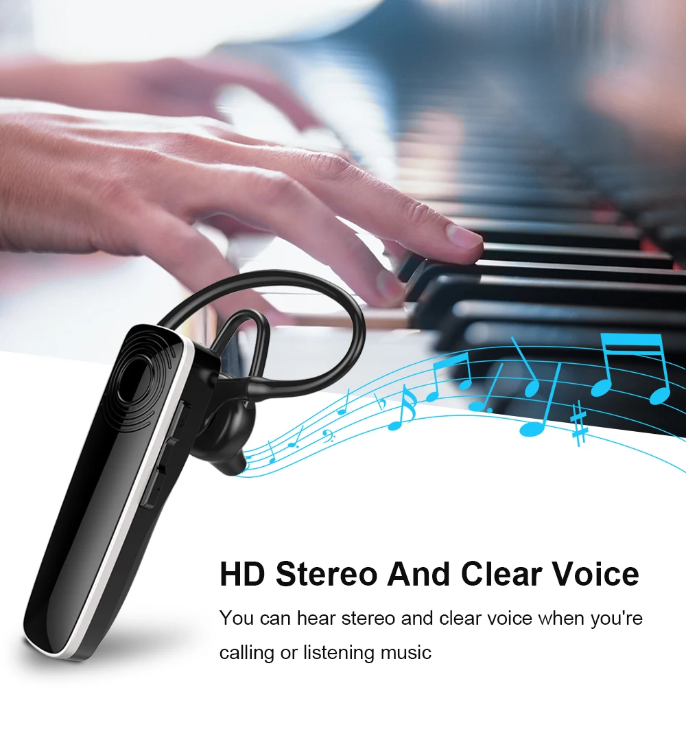 Новинка, Bee, Bluetooth, 5,0, наушники, беспроводная гарнитура, свободные руки, наушники, гарнитура, стерео наушники с CVC6.0 микрофоном для iPhone, xiaomi