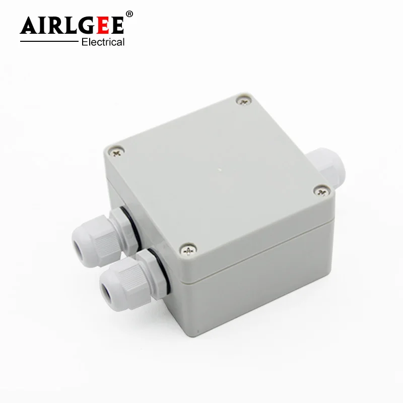 83*81*56mm 1 Inlet 2 Outlet 6P terminal junction box cable ABS power control sealed nylon connector | Обустройство дома
