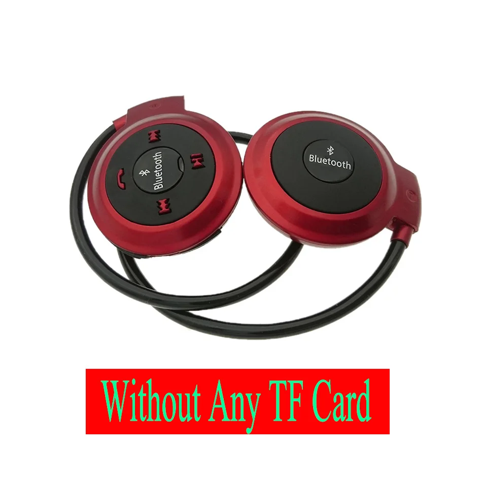 Red No Any TF Card 8 часов работы сильные FM радио 503 Bluetooth 4,0 гарнитура Мини 503 Спортивные Беспроводные наушники+ 64 ГБ 32 ГБ 16 ГБ 8 ГБ TF карта - Цвет: Red No Any TF Card