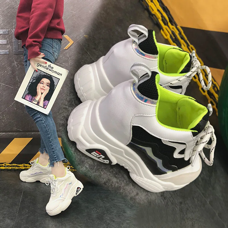 19 Весенняя Новинка увеличивающая рост женская обувь маленькие белые туфли