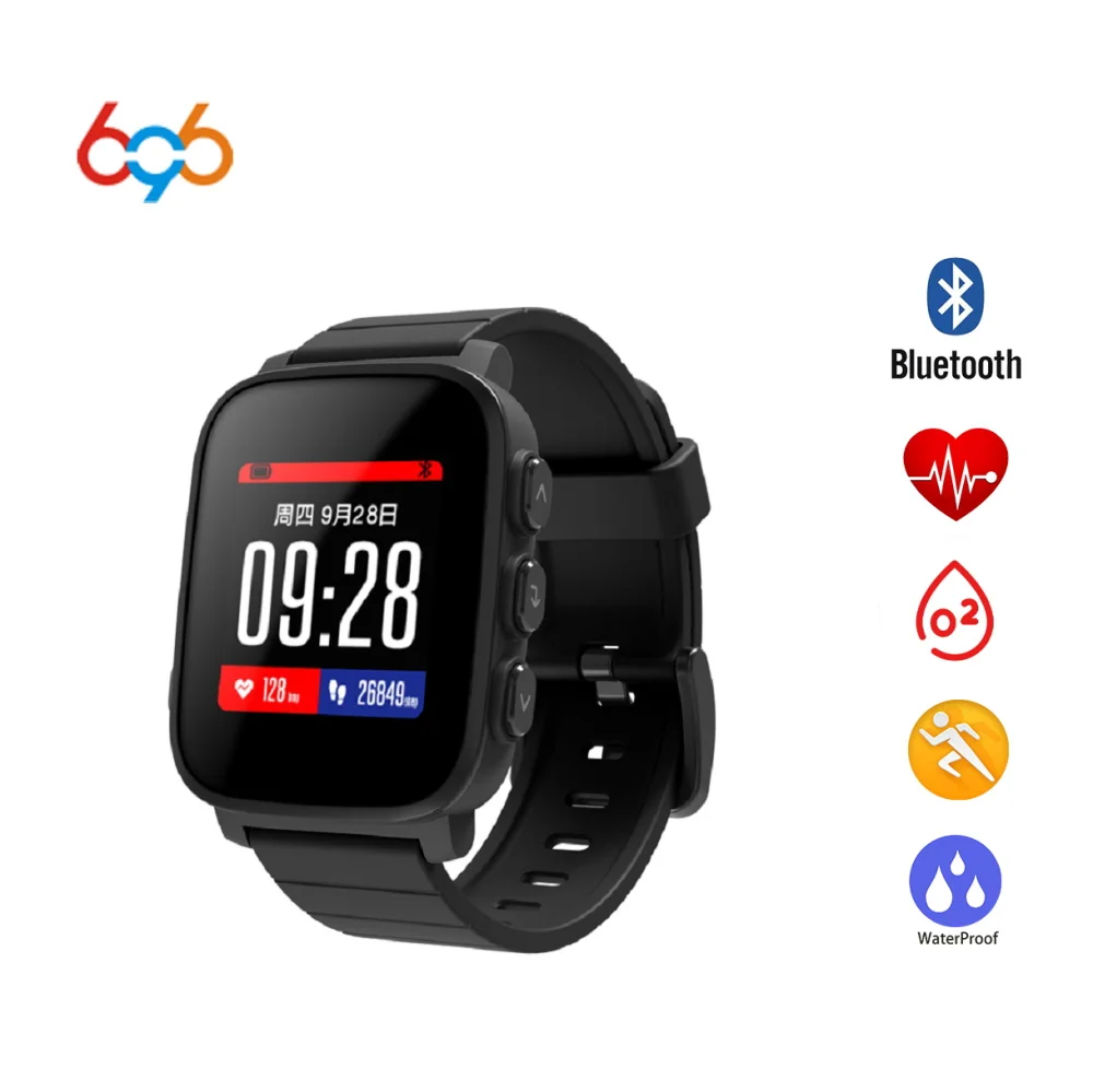 696 Q2 Смарт часы gps Спорт Bluetooth ЖК дисплей Android Smartwatch IP67 Водонепроницаемый монитор