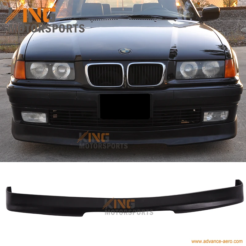Подходит для 92 98 BMW E36 3 Series переднего бампера PU|bumper lip spoiler|front bumper lipbumper |
