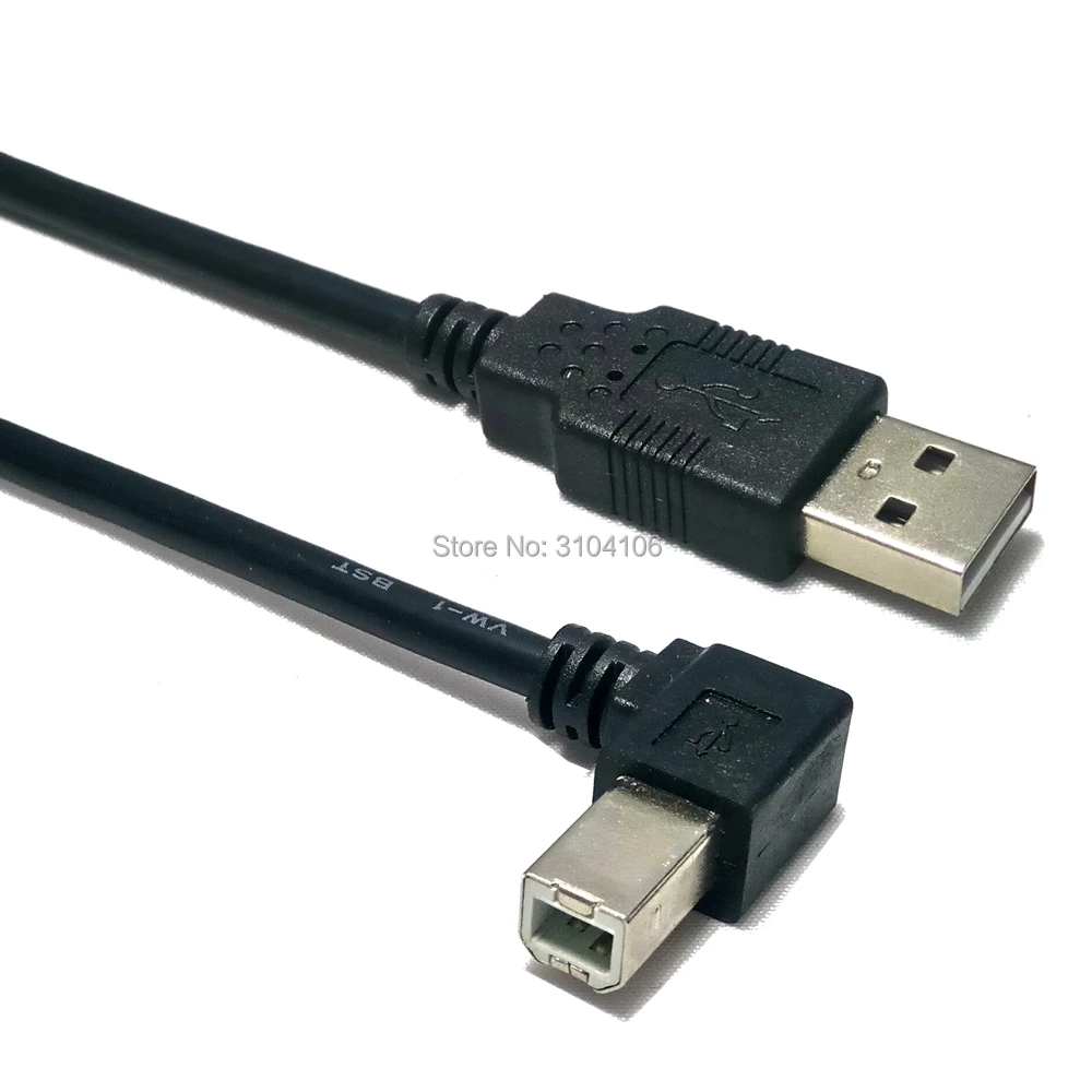 Высококачественный кабель для сканера жесткого диска USB 2 0 разъем а папа-в правый
