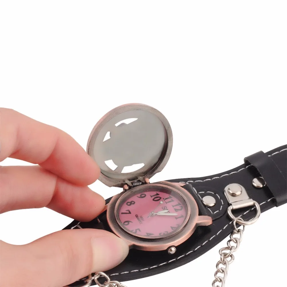 Кварцевые часы для мужчин спортивные с ремешком из искусственной кожи мужские в