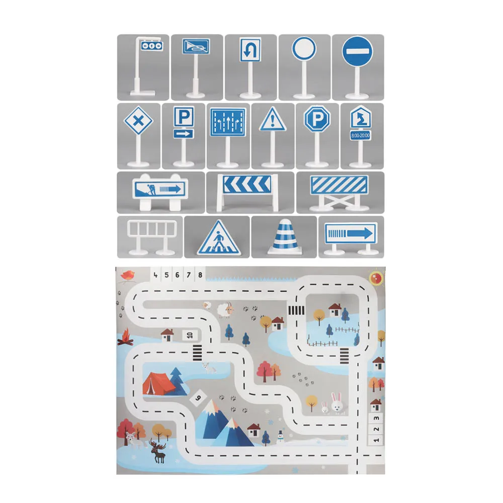 Автомобильная карта городская парковка Дорожная Игрушечная модель