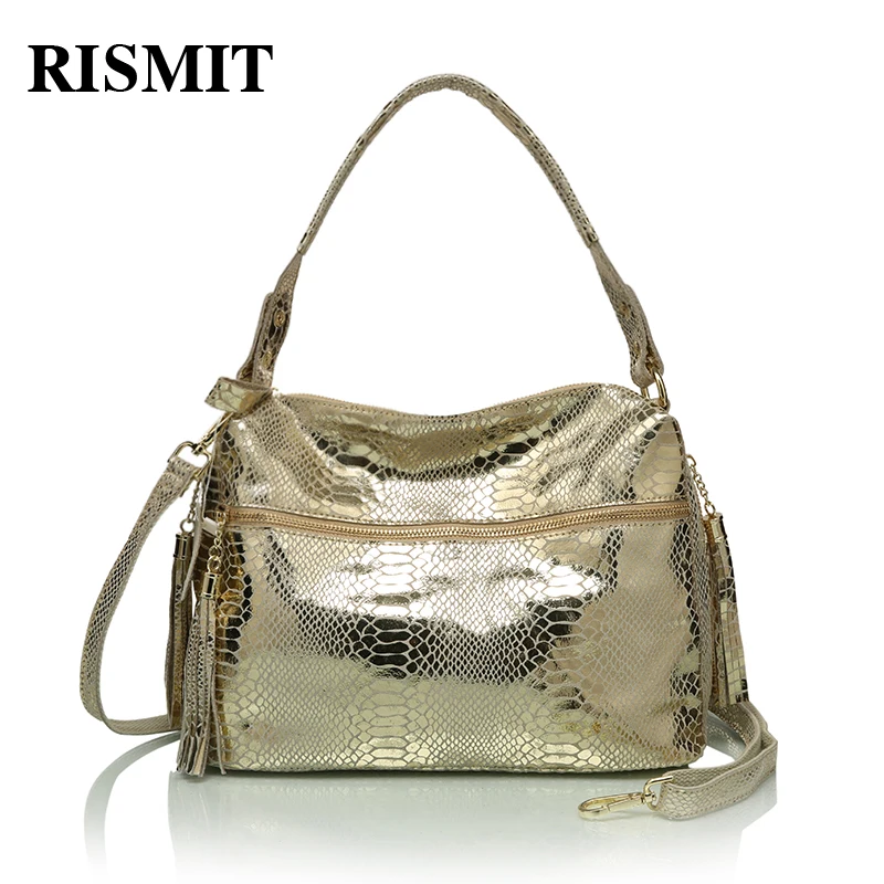 RISMIT adies Сумки из натуральной кожи женская сумка мессенджер с кисточками через