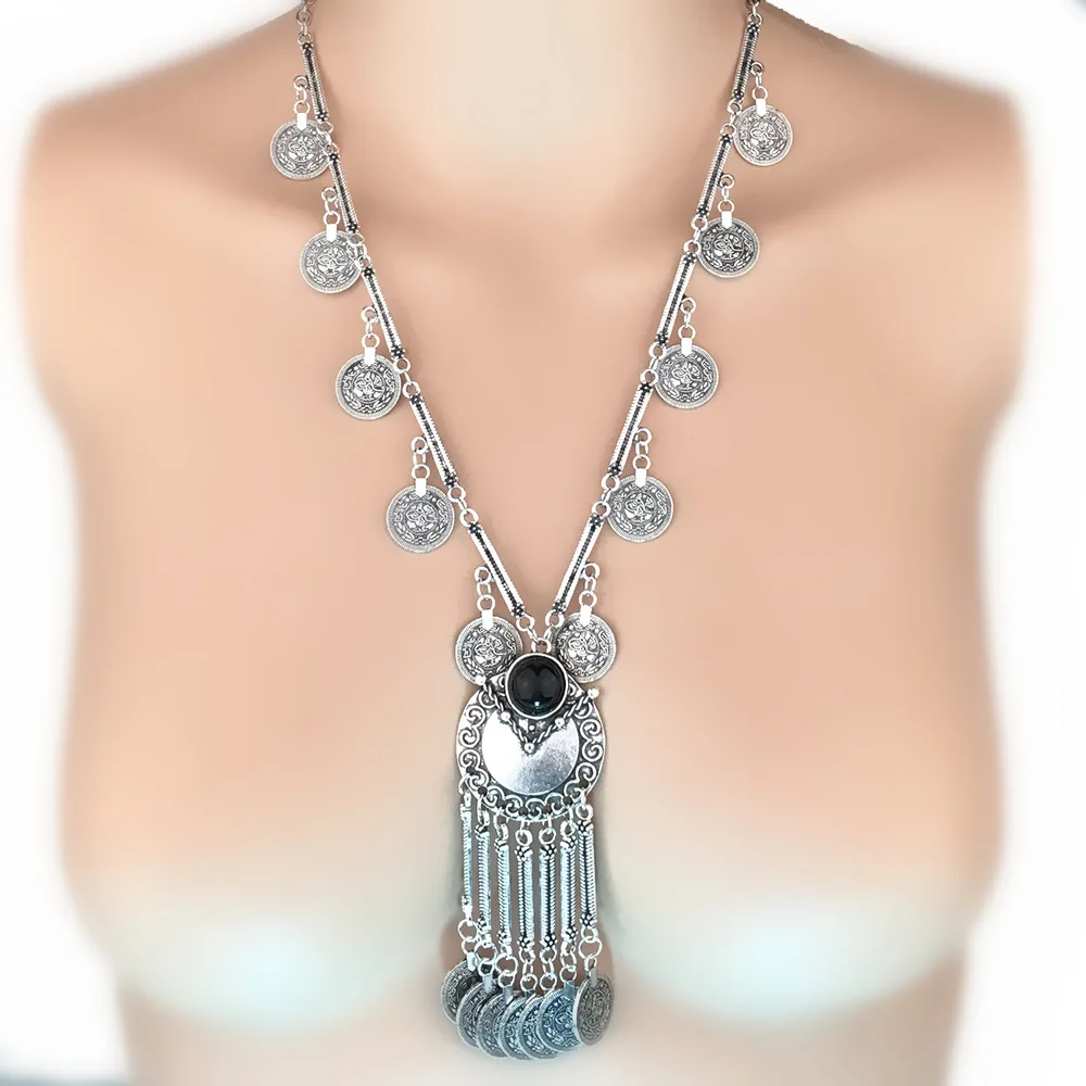 Ожерелье Sindlan в богемном стиле серебряные ювелирные изделия богемные монеты