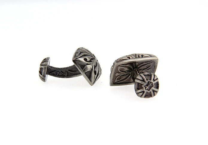 Прямоугольная Черная изогнутая Арка тесла в стиле ретро классические запонки с