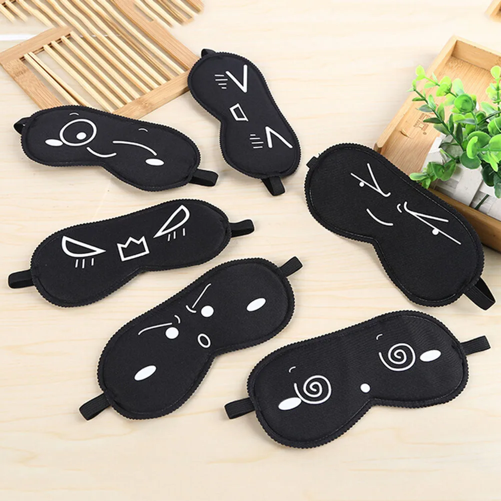 

Sleeping Eye Mask Black Eye Shade Sleep Mask Black Mask Bandage on Eyes for Sleeping Emotion Sleep Mask