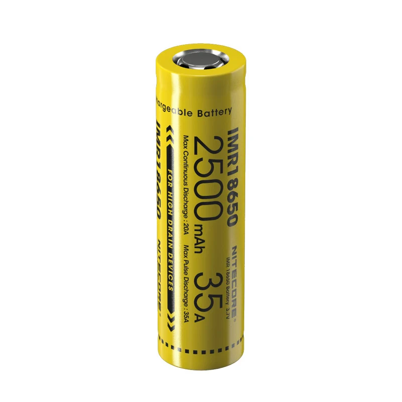 Аккумулятор NITECORE IMR18650 2500 мАч 35 А 3 7 в|Портативные осветительные приборы| |