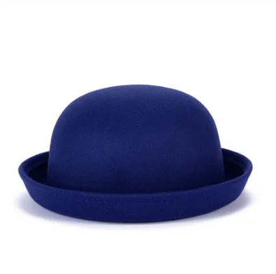 Royal blue SUOGRY новое поступление женская зимняя Осенняя уникальная Милая шерстяная фетровая шапочка с кошачьими ушками, Рождественская Кепка для девочек - Цвет: Royal blue