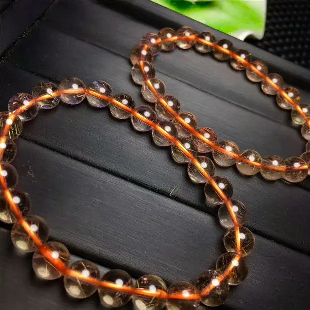 Бесплатная доставка натуральный бразильский медный ворс rutilaed кварцевые бусы