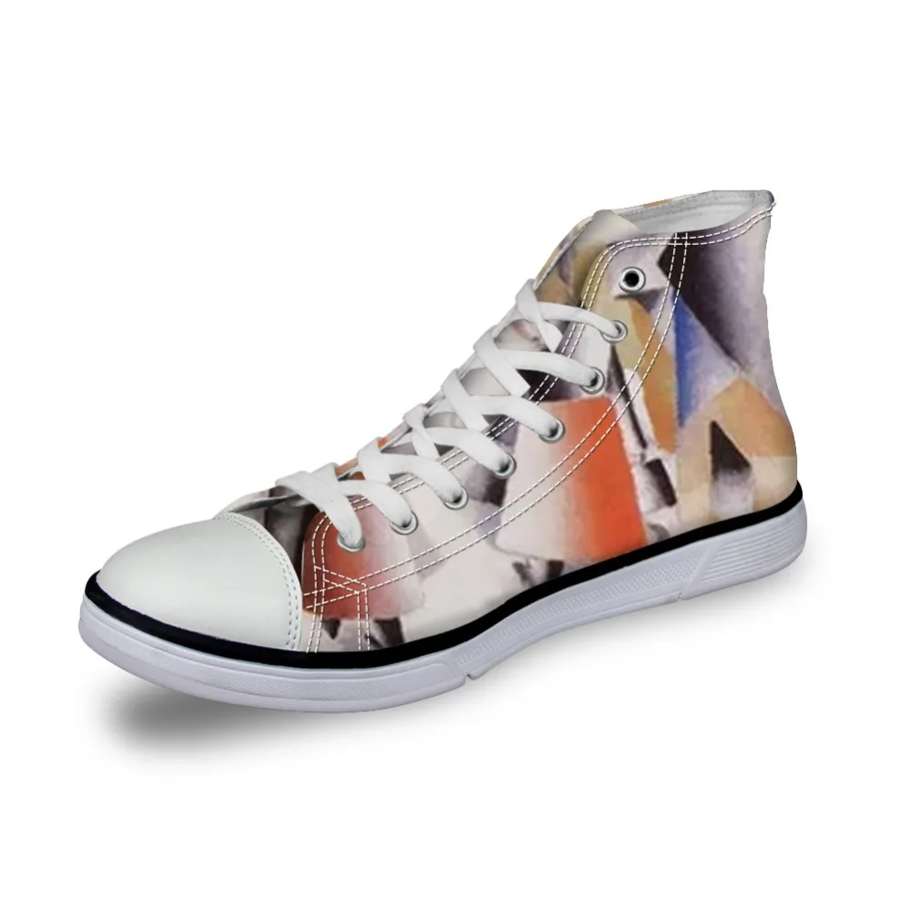 Парусиновая обувь Мужская повседневная с масляными красками Сезон весна осень