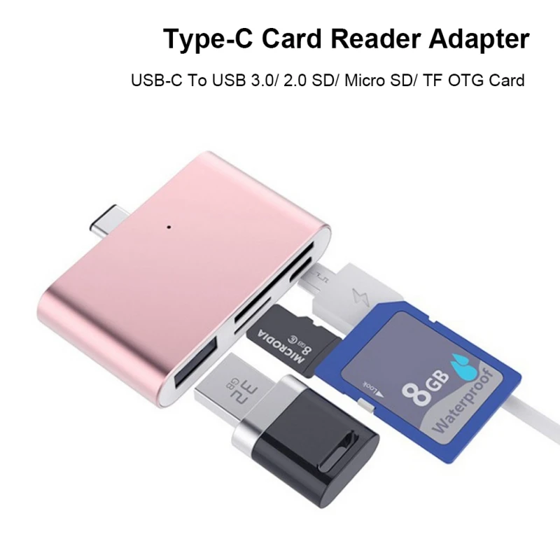 Кардридер USB 2 0 Type C Телефон OTG аксессуары для ноутбуков карт памяти TF|Картридеры| |