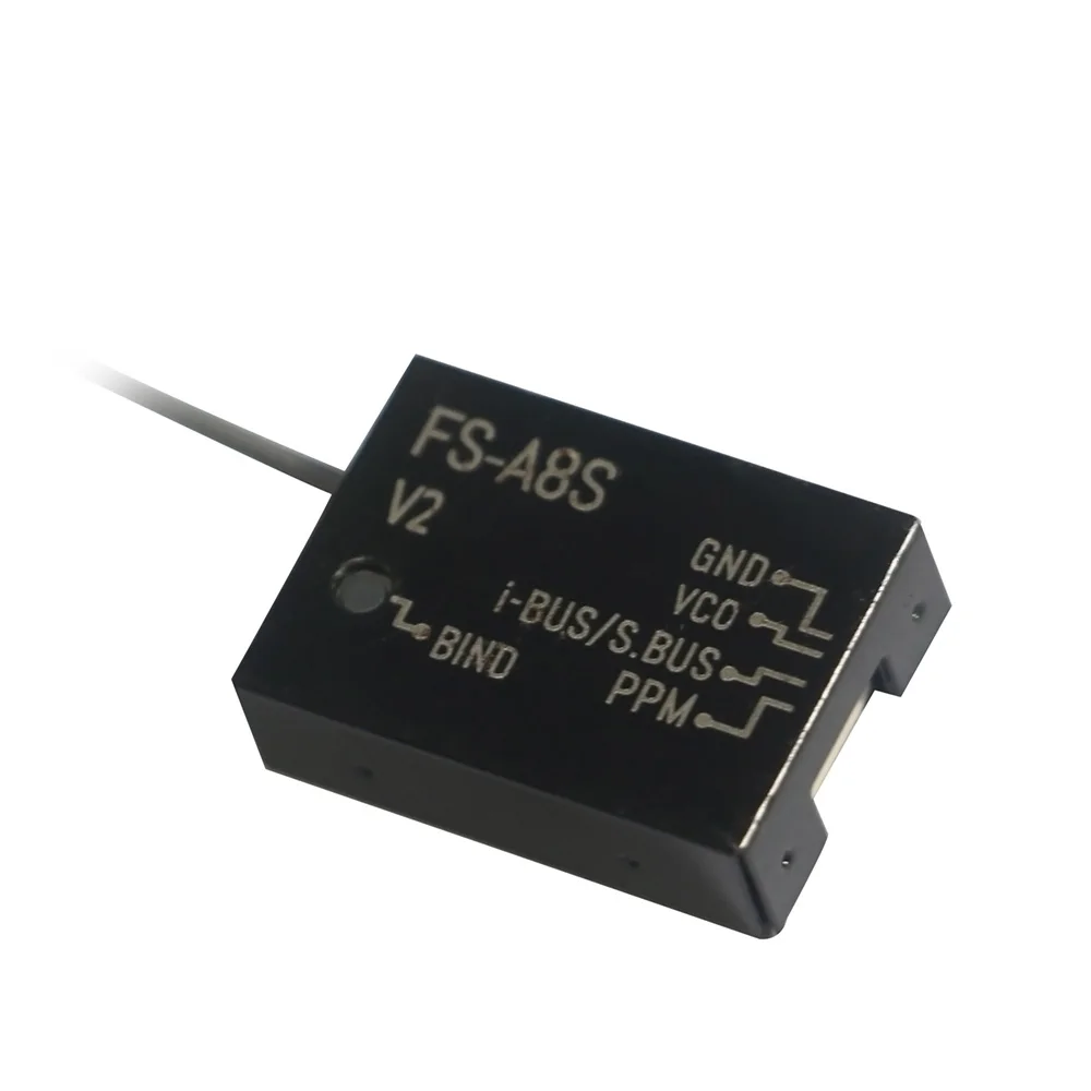 Приемник FATJAY FlySky Φ V2 с предохранителем EMF shiled 8 18 каналов 2 4 ГГц Совместимый