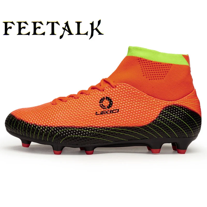 Размер 33 ~ 45 для мужчин и мальчиков детские футбольные бутсы TF кроссовки новый