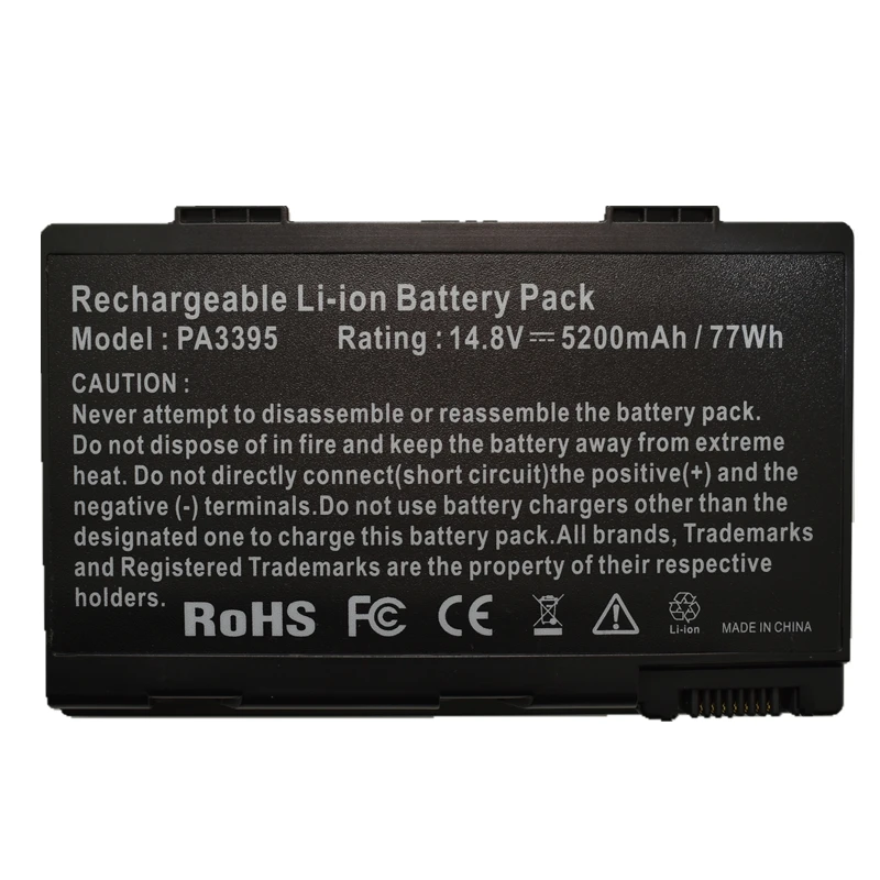 

5200mAh for Toshiba Laptop battery PA3395 PA3395U-1BRS PA3421U-1BRS M30X-104 M30X-105 M30X-111 M35X-S111 M35X-S1163 M35X-S149