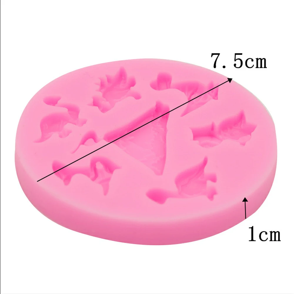 2019 New 3D Dinosaur shape Cake Mould DIY Silicone Cookies Chocolate Cutter Tool Accessories Decoration | Дом и сад