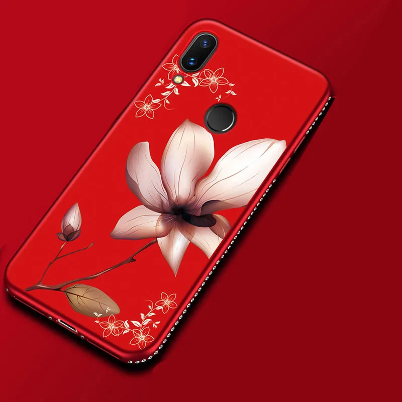 Чехол со стразами для Samsung Galaxy S8 S9 Plus Note 9 J2 pro 2018 J5 J3 J7 2016 J510 J310 A8 A6 чехол с цветочным