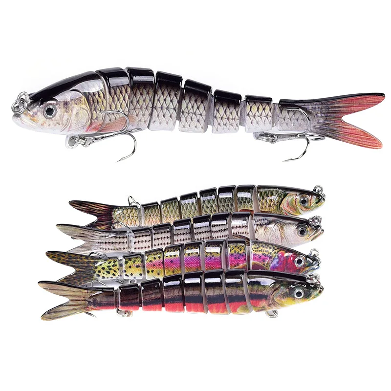 27 г 14 см 8 сегментов рыболовная приманка воблер Swimbait Тонущая Щука Crankbait мульти