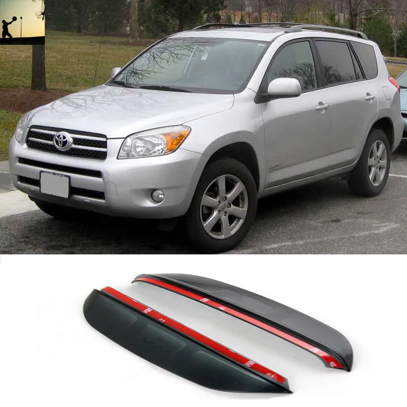 Автомобиль-Стайлинг для TOYOTA RAV4 XA30 от 2005 до 2012 зеркало заднего вида дождь бровей