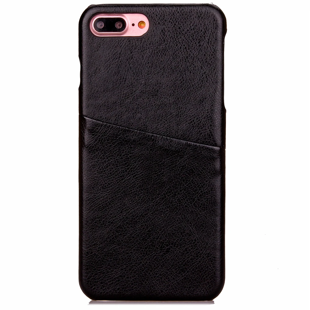 Слоты Для карты Fundas Apple iPhone 7 Plus Случае сотовый Телефон Крышка ТПУ ИСКУССТВЕННАЯ