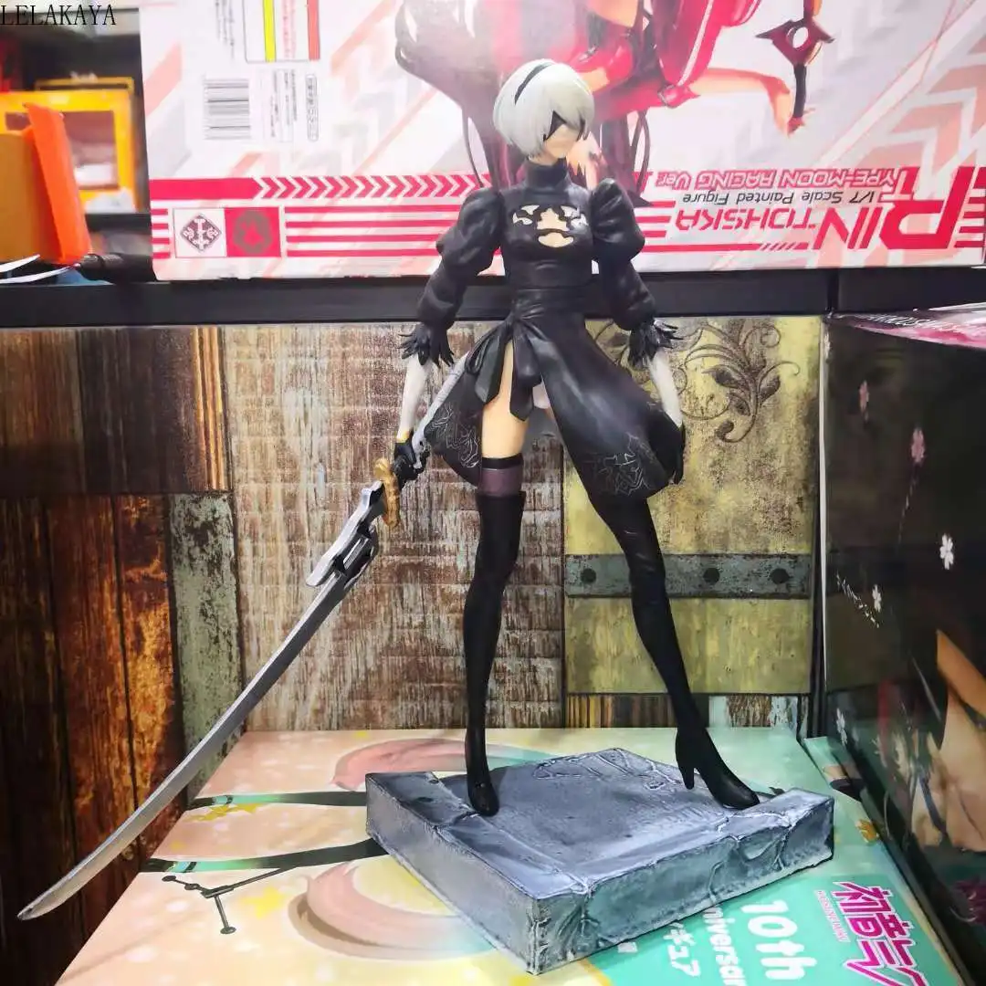 Игры НИР: автоматы 2b YoRHa No.2 Тип B Платье черного цвета Боевая версия модели битва