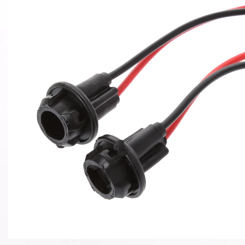 

2PCS T10 Connector Car Lamp Cable Auto Bulb Wire Truck Light LED Bulbs Socket