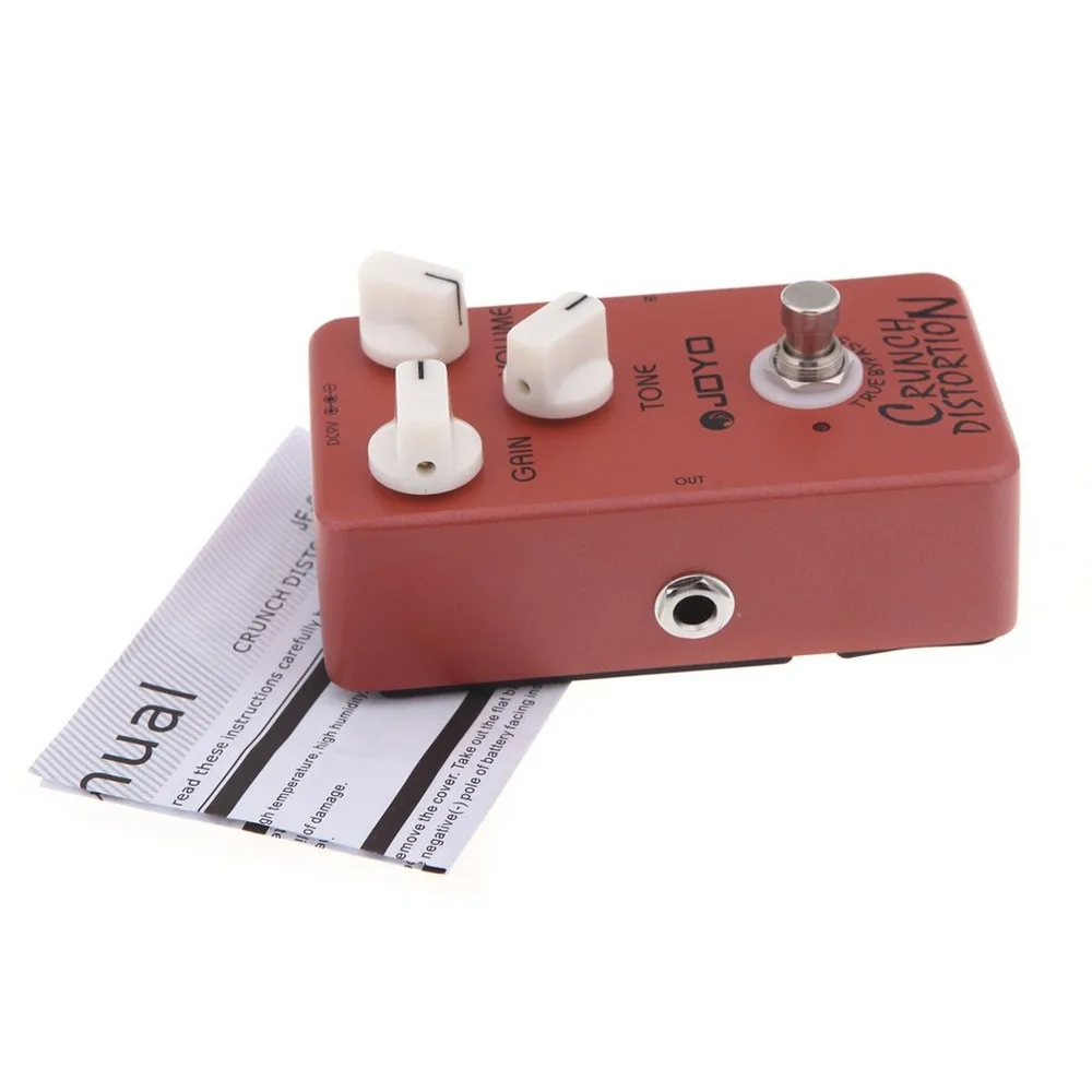 Joyo JF-03 искажение искажений педаль эффектов для электрогитары настоящий байпас
