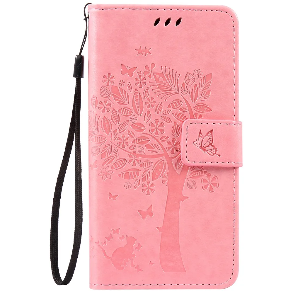 Для Lenovo zuk z2 Pro Чехол для z2pro Coque Fundas 3D Tree Cat Pattern кошелек Магнитный флип чехол