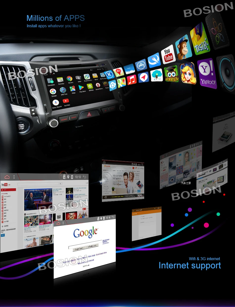 2 din автомобильное радио gps android 9 0 автомобильный dvd для kia sportage R 2014 2011 2013 2015