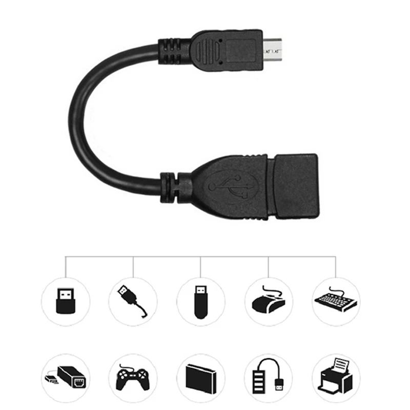 Лидер продаж кабель Micro USB для ПК папа хост-порт гнездо OTG адаптер Android планшетов