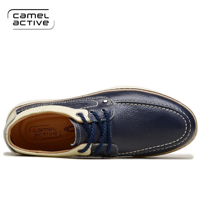 Мужские классические туфли Camel Active коричневые брендовые свадебные из