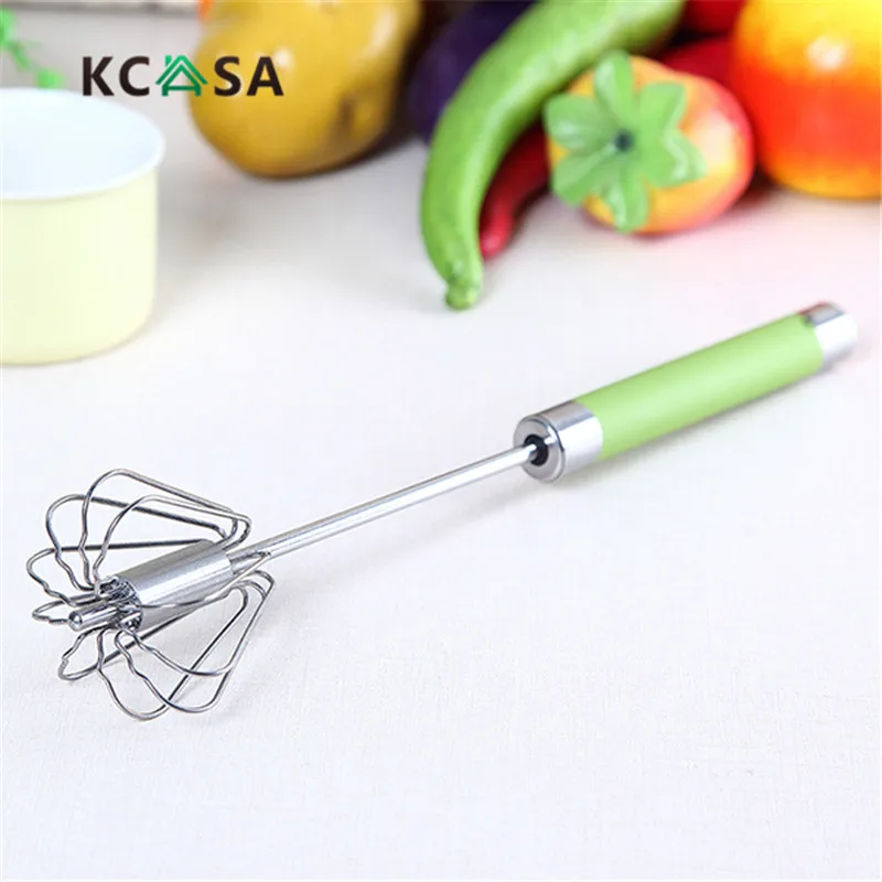 KCASA-KC015 ручной самоповорачивающийся миксер из нержавеющей стали