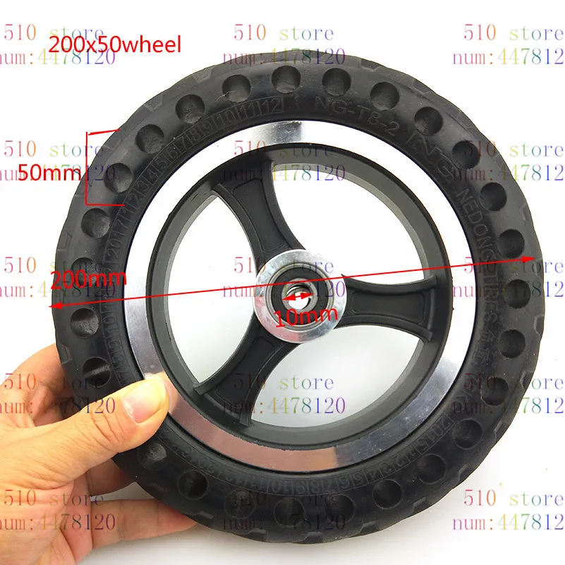 Не надувные колеса 200x50 soild шины 200X50 полноразмерные 8X2 &quotшины для электрического