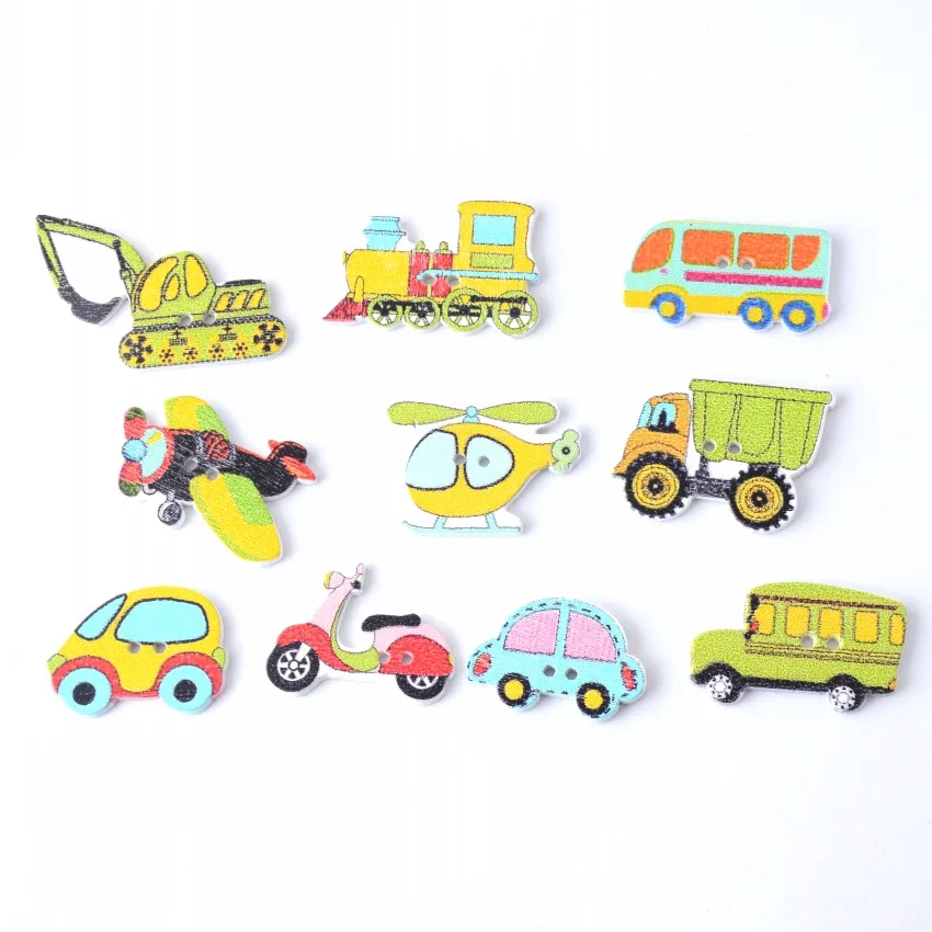 Бесплатная доставка 50 шт Случайных Смешанных 2 отверстия для транспортировки