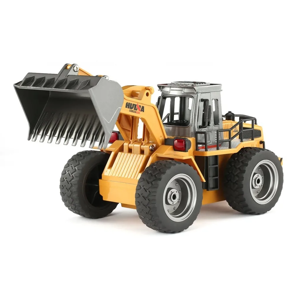 HUINA 1520 6CH RC Металл бульдозер дистанционное управление Tractork РТР Фронтальный