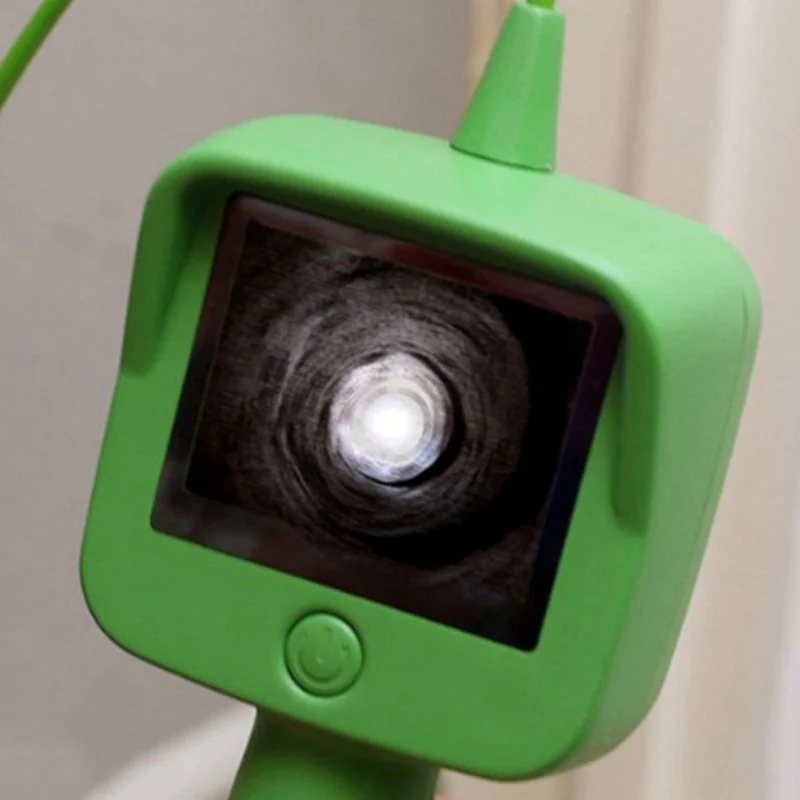 Домашний эндоскоп HD электронный с увеличительным экраном и светодиодными