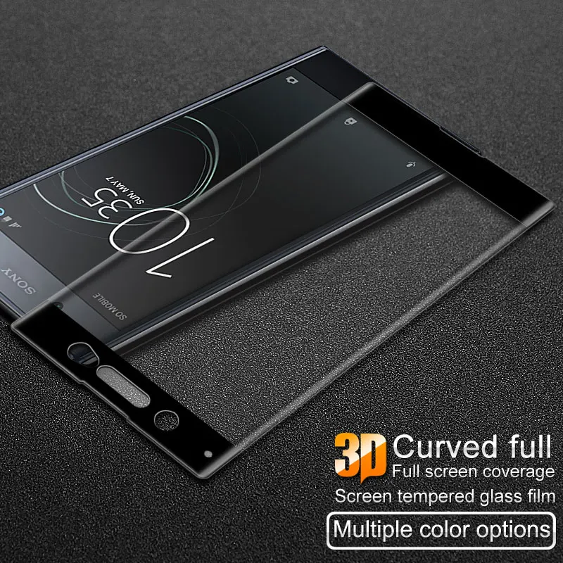 Изогнутое закаленное стекло с полным покрытием для Sony Xperia XA1 Ultra 3D G3221 G3223 Dual Sim G3212