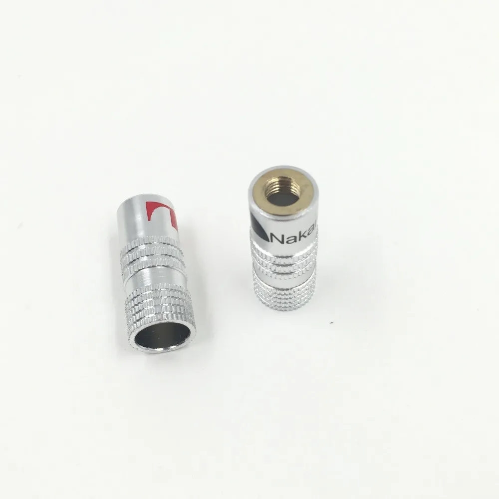 8 шт./лот новинка высокое качество 24K золото Nakamichi динамик банан разъем из чистой