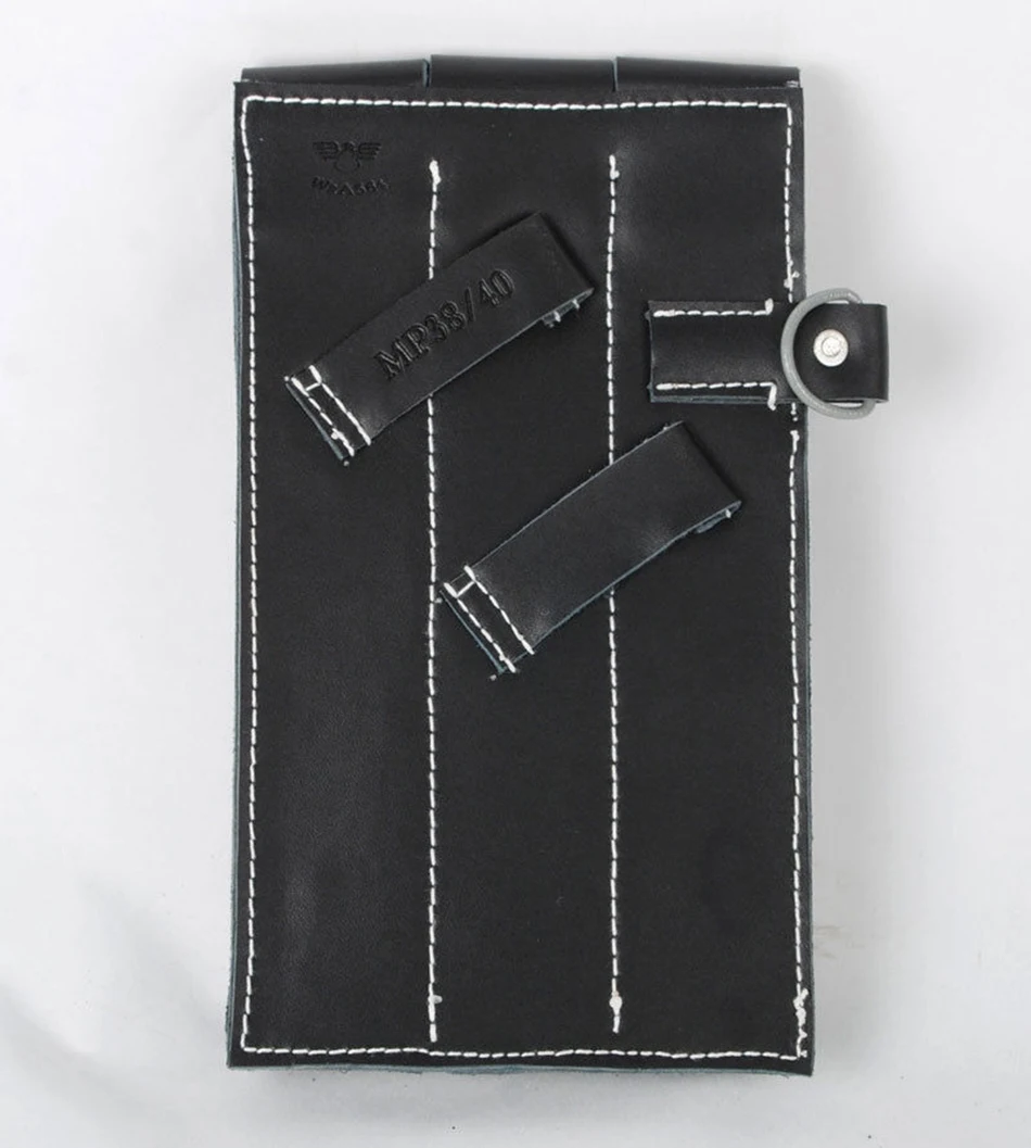 Немецкий MP40 MP38 кожаный чехол для боеприпасов Второй мировой войны 2 черный|german