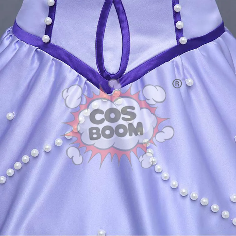 Платье принцессы Софии COSBOOM для взрослых первый карнавальный костюм на Хэллоуин |