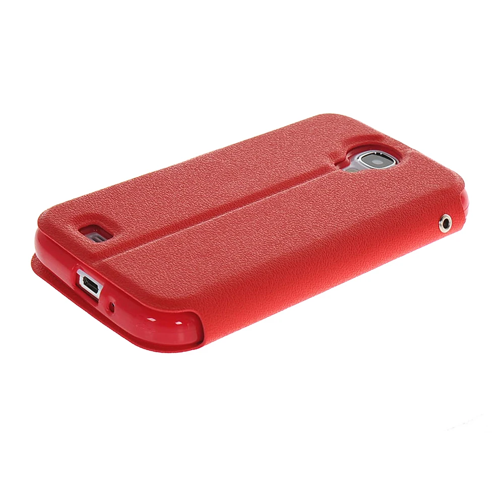 Двойные окно из искусственной кожи 5.0For samsung Galaxy S4 чехол для samsung Galaxy S4 I9500 I9505 I9508 чехол для задней панели сотового телефона чехол
