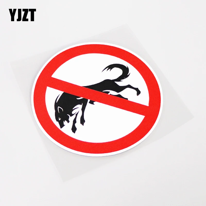 

YJZT 11,3 СМ * 11,3 см креативный запрещенный знак, этническая фотонаклейка, аксессуары из ПВХ 13-0980