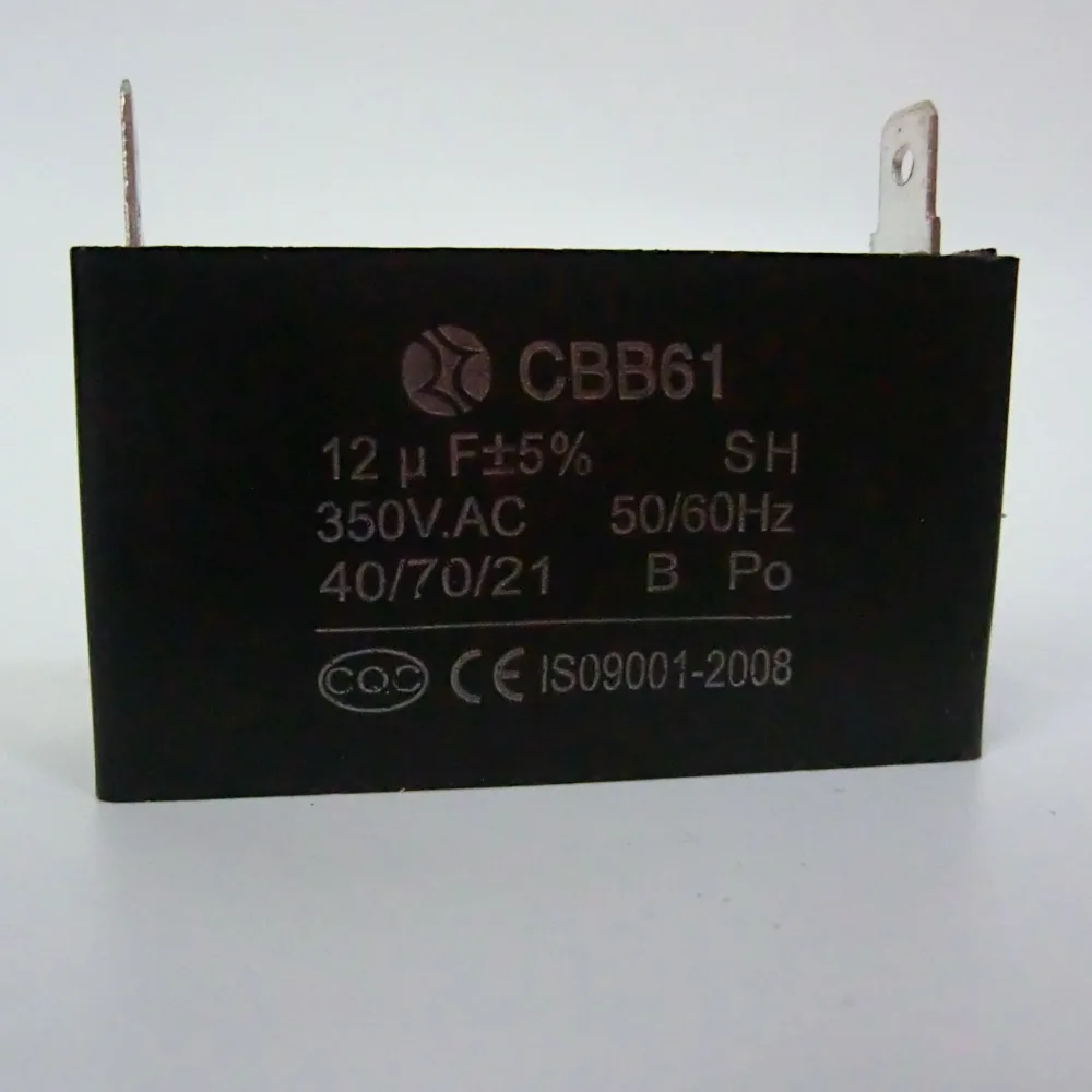 Kiger CBB61 вентилятор пусковой конденсатор с алюминиевой крышкой, 9 мкФ, 10 uf, 11, установка ультрафиолетового(УФ), 13 мкФ, 15 мкФ, 17 мкФ, 350 в пер. тока, 50/60 hz hzsingle вставка