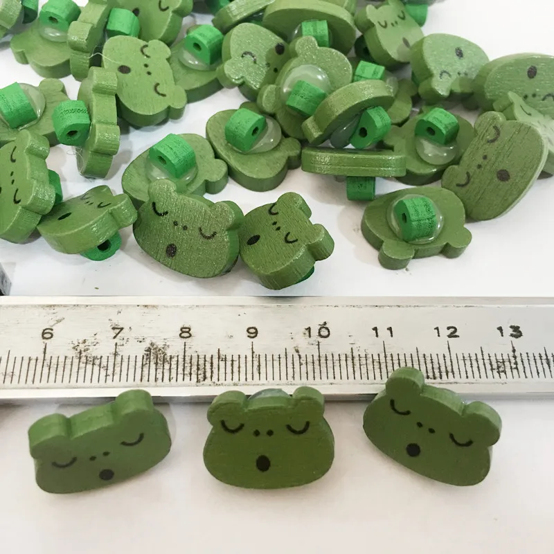 Декоративные деревянные кнопки Frog для шитья аксессуары скрапбукинга одежды